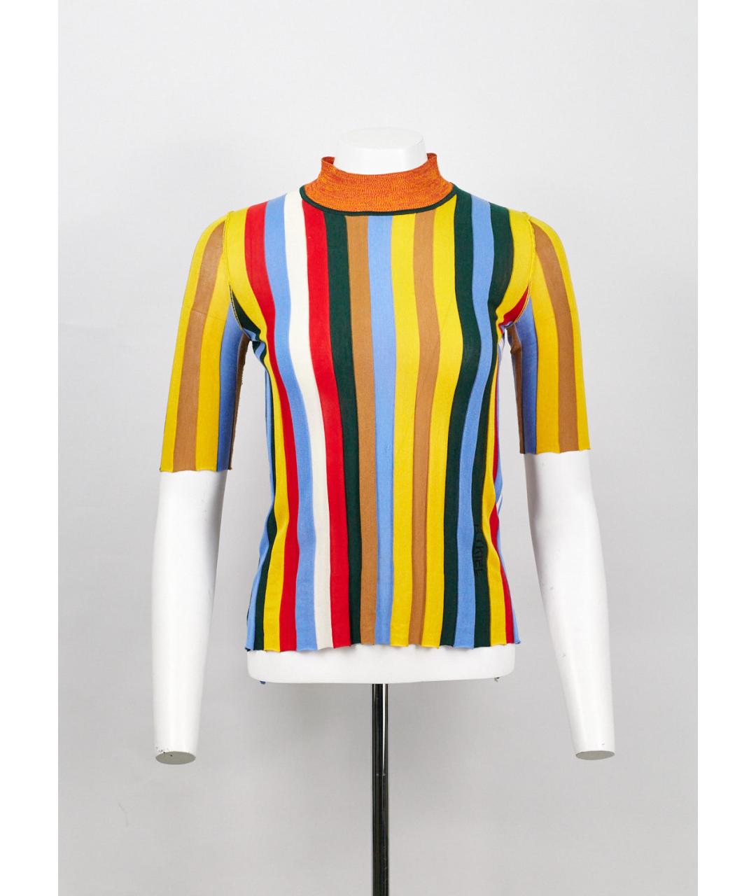 SONIA RYKIEL Мульти шелковый костюм с юбками, фото 2
