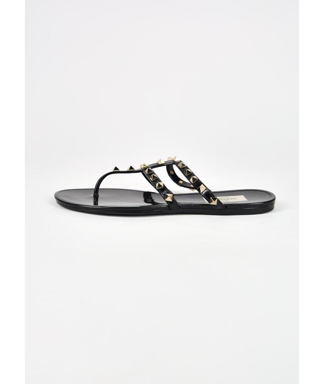 VALENTINO Черные шлепанцы, фото 6