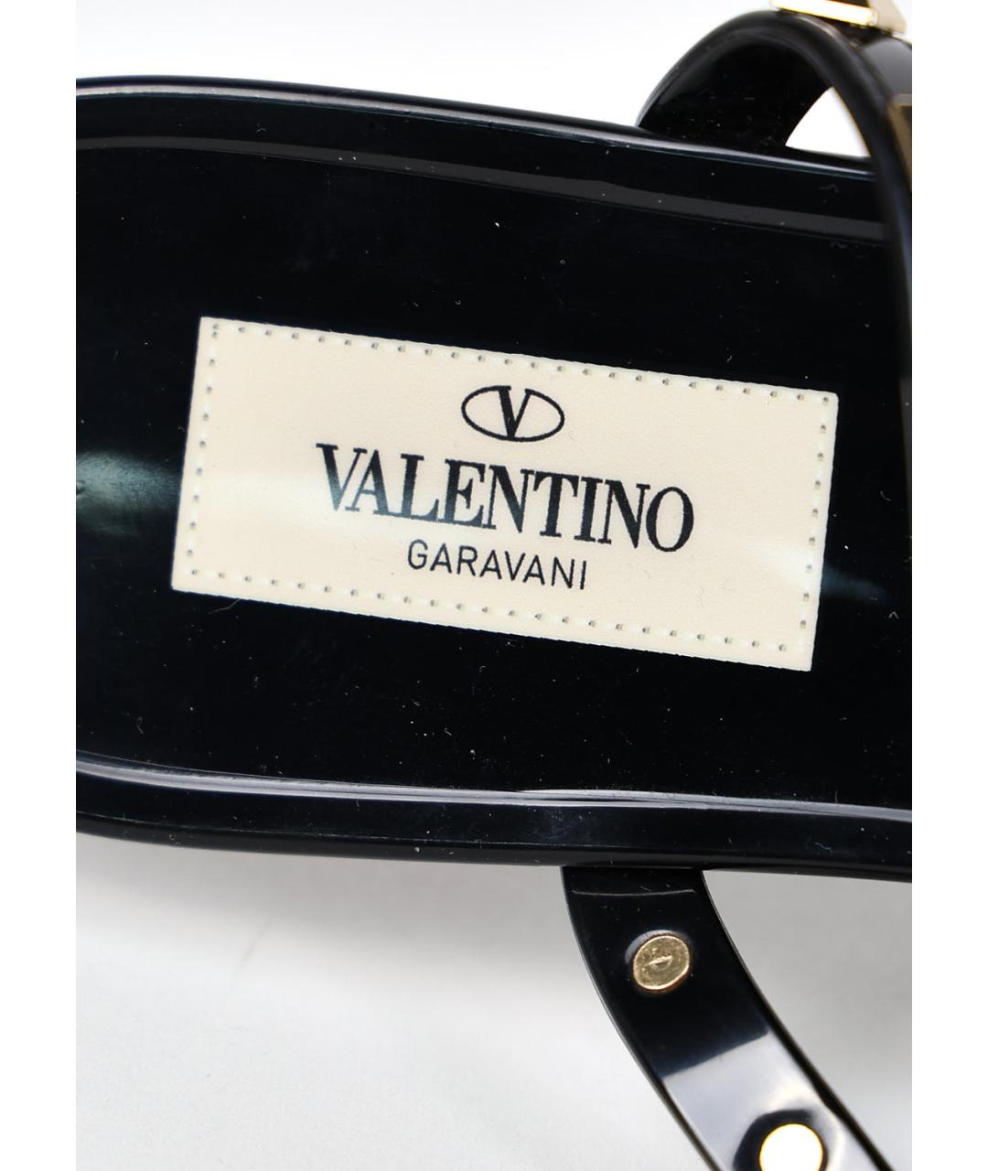 VALENTINO Черные шлепанцы, фото 5