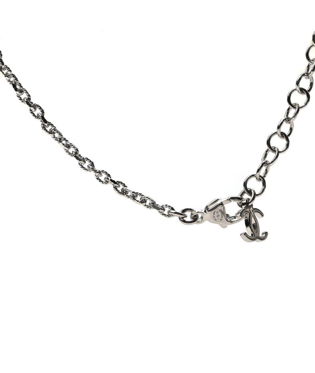 CHANEL Серебряное металлическое колье, фото 3