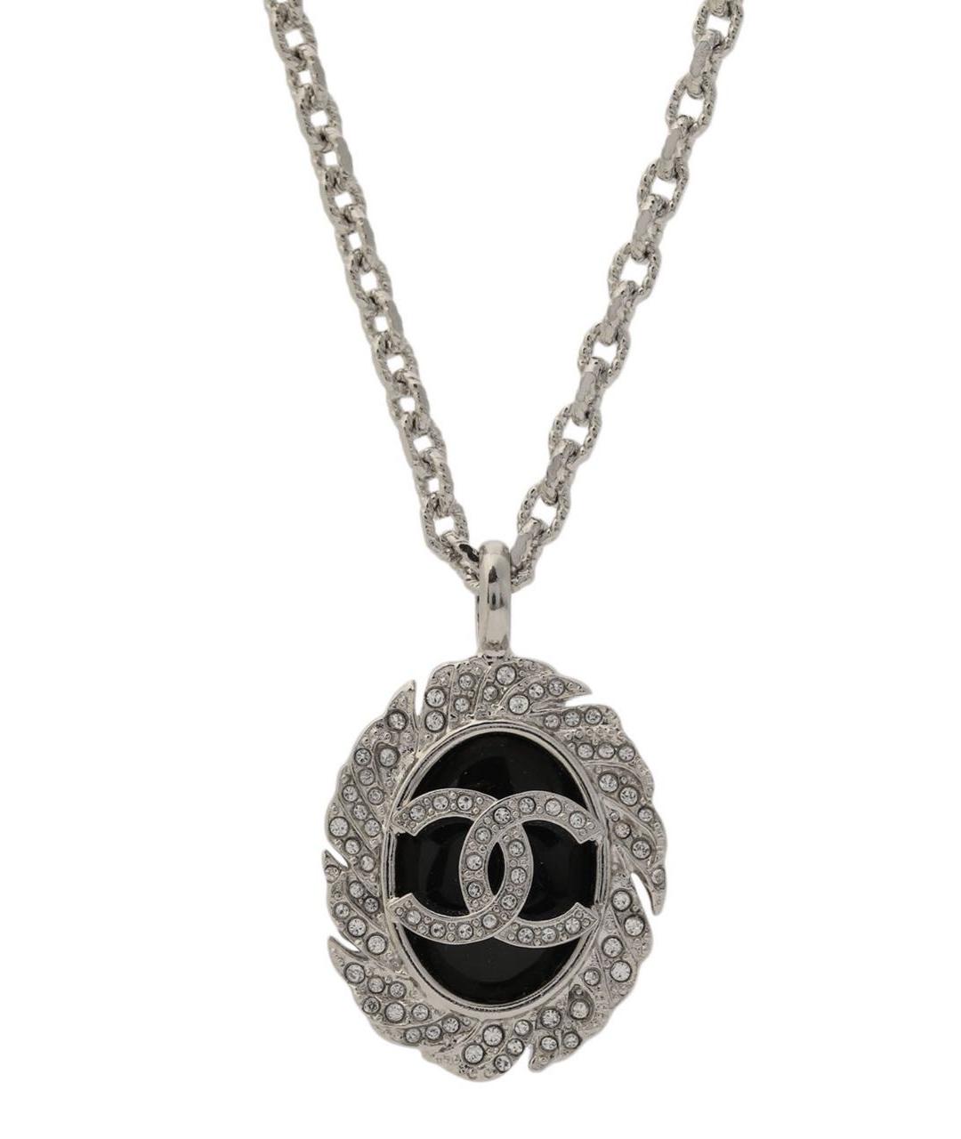 CHANEL Серебряное металлическое колье, фото 1