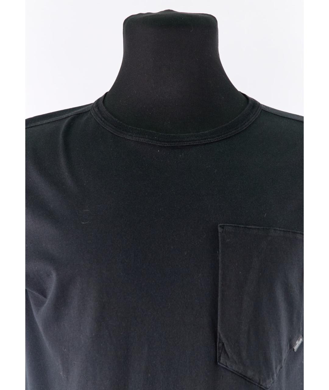 STONE ISLAND Черная футболка, фото 3