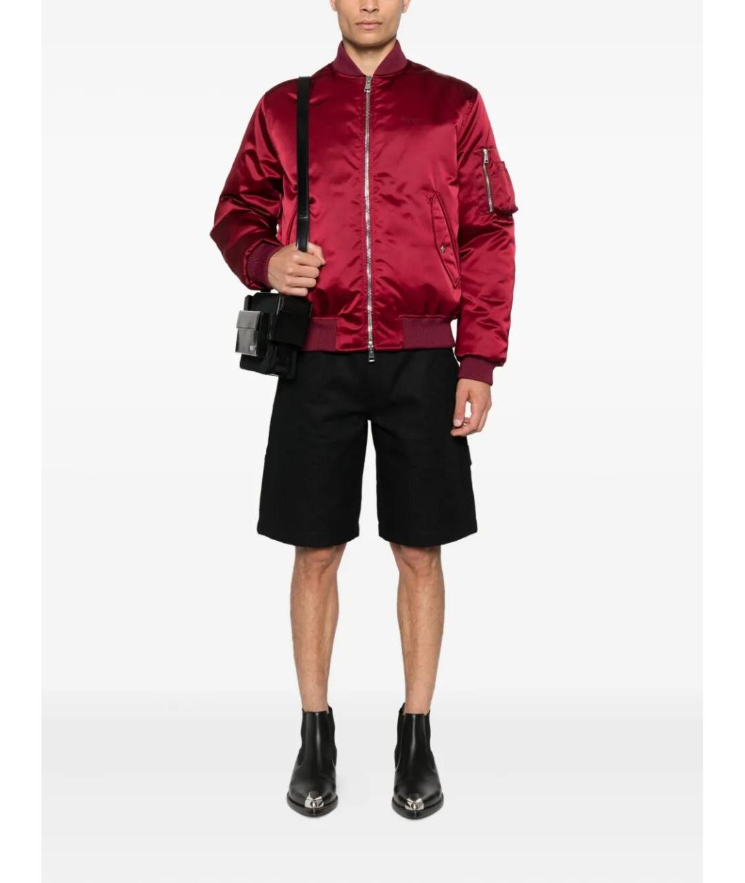 GUCCI Красная полиамидовая куртка, фото 2