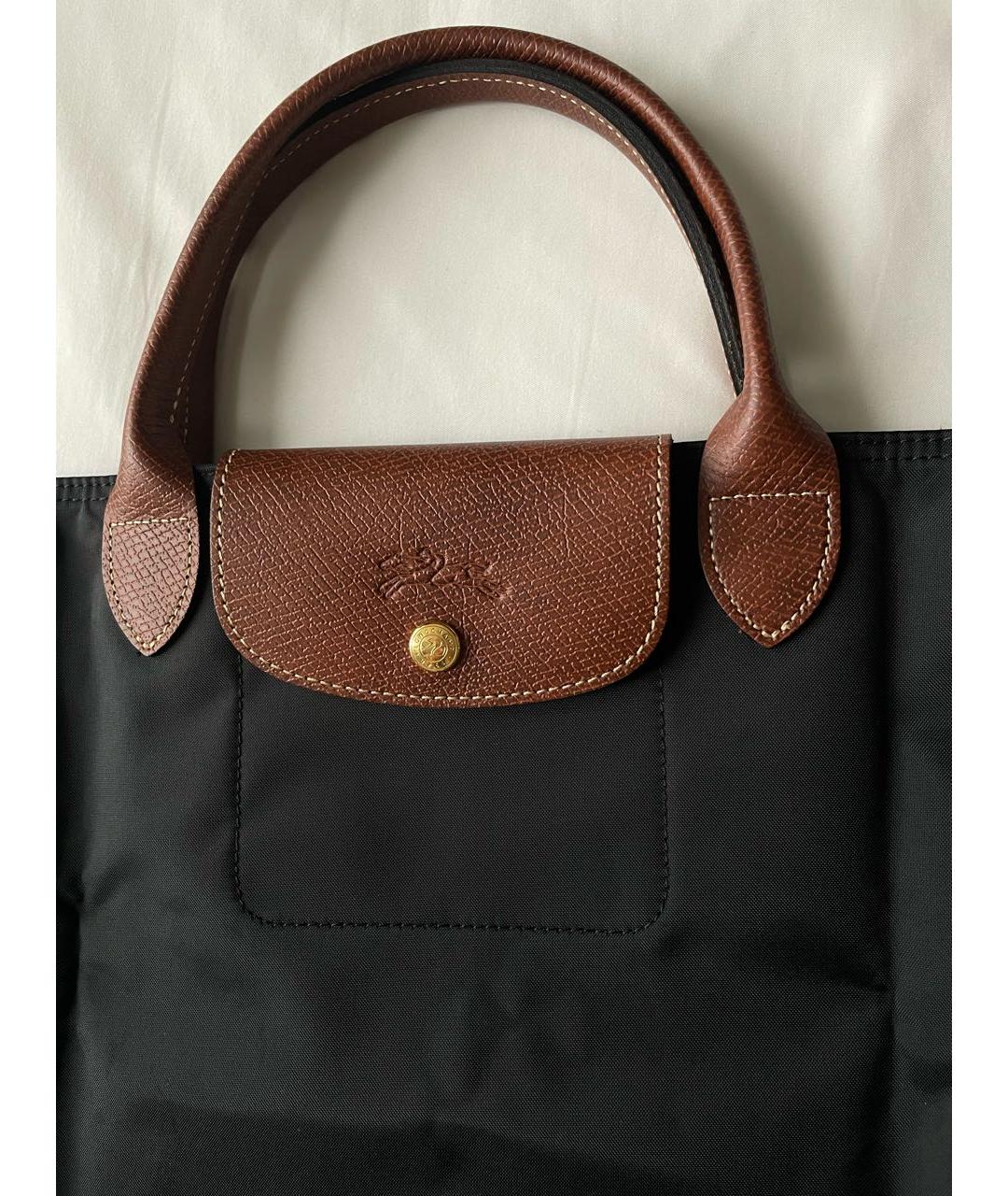 LONGCHAMP Черная сумка тоут, фото 2