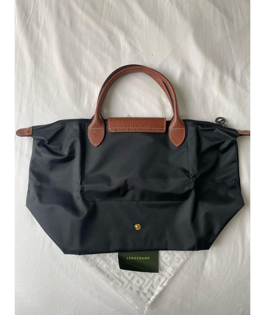 LONGCHAMP Черная сумка тоут, фото 3