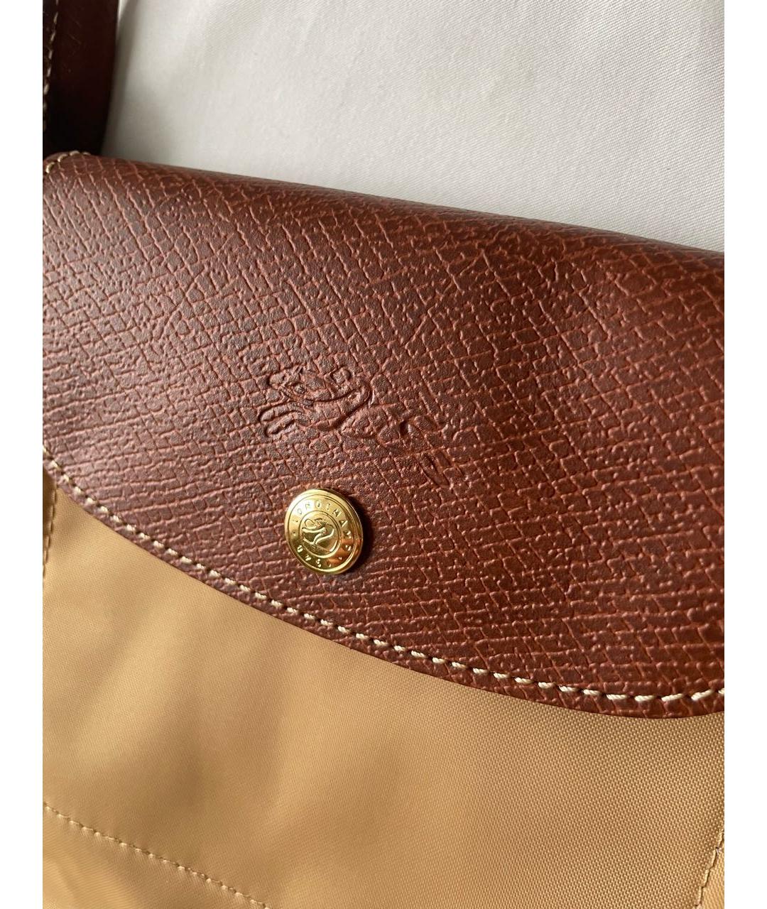 LONGCHAMP Горчичная сумка тоут, фото 2