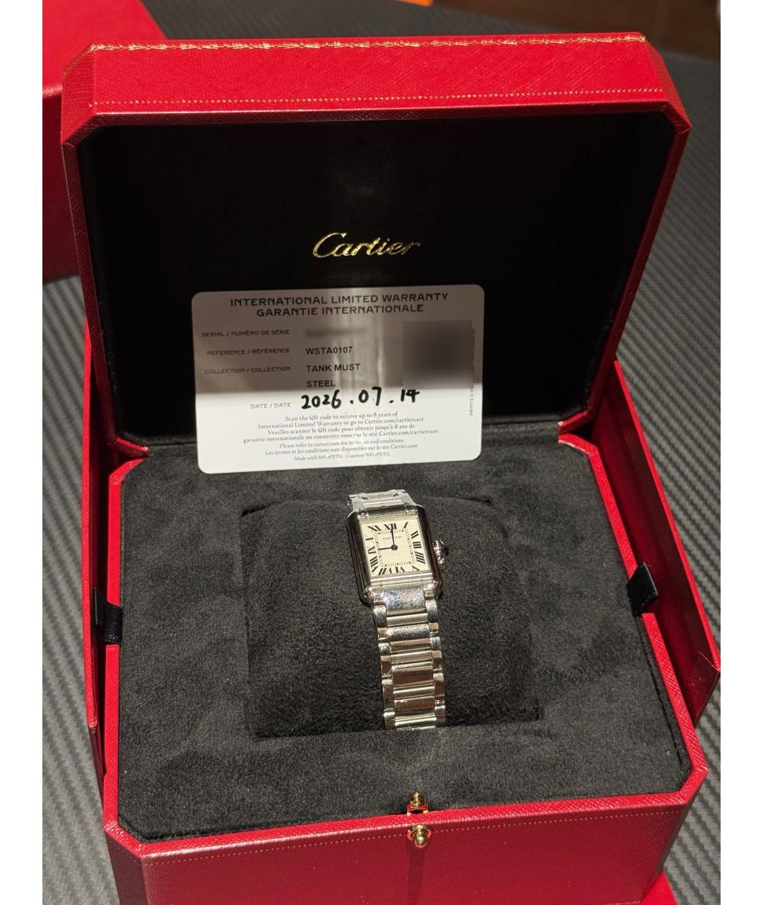 CARTIER Серебряные с серебряным покрытием часы, фото 4