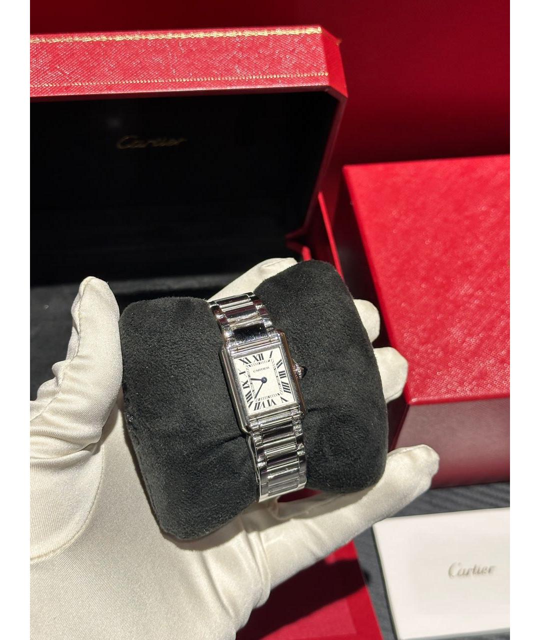 CARTIER Серебряные с серебряным покрытием часы, фото 3