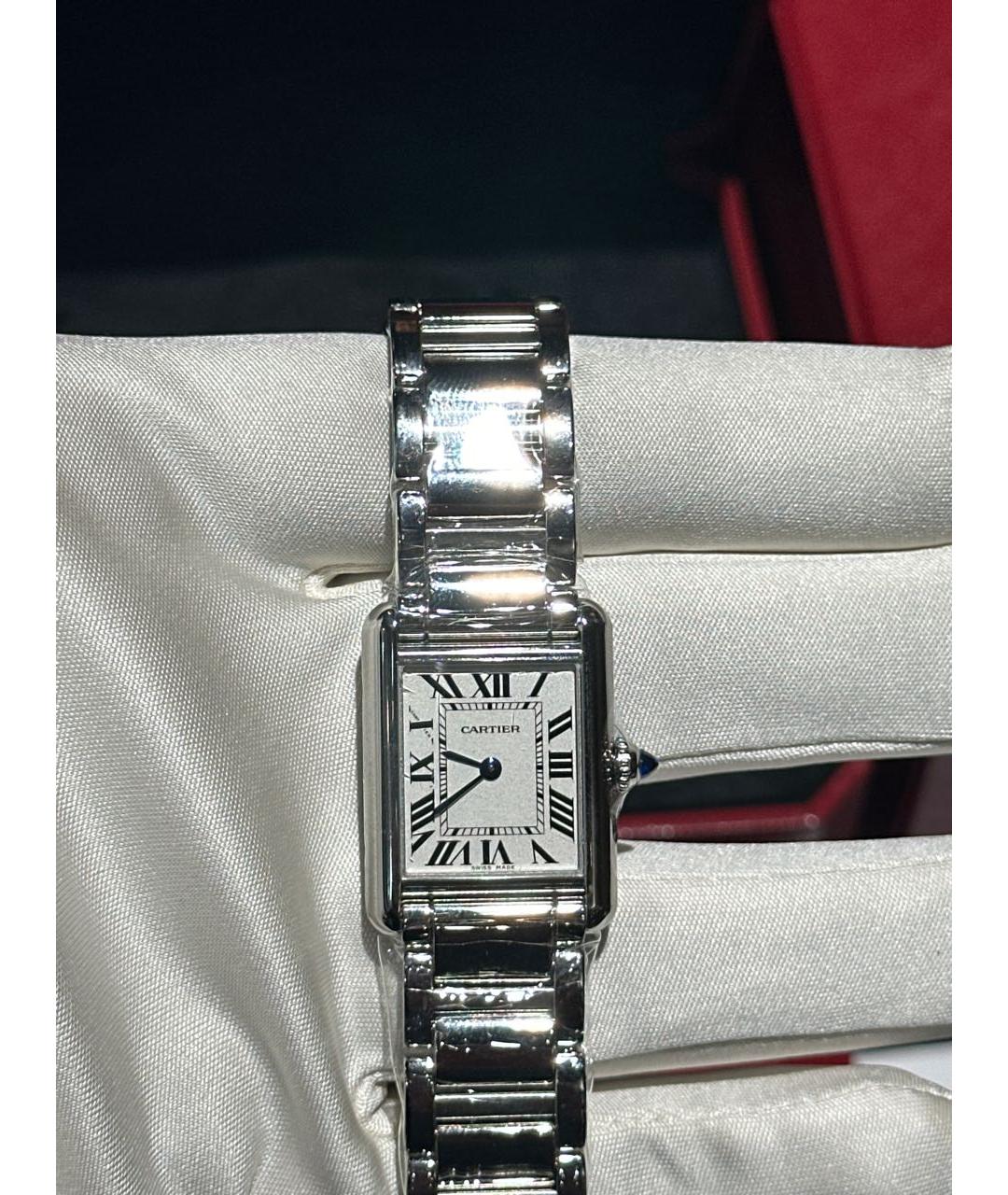 CARTIER Серебряные с серебряным покрытием часы, фото 5