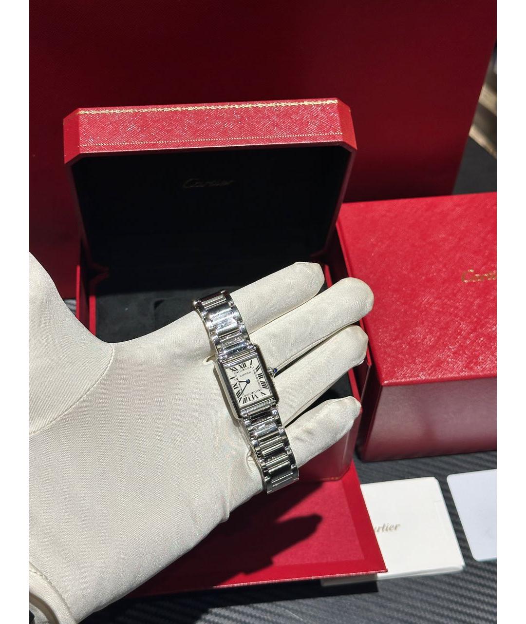 CARTIER Серебряные с серебряным покрытием часы, фото 4