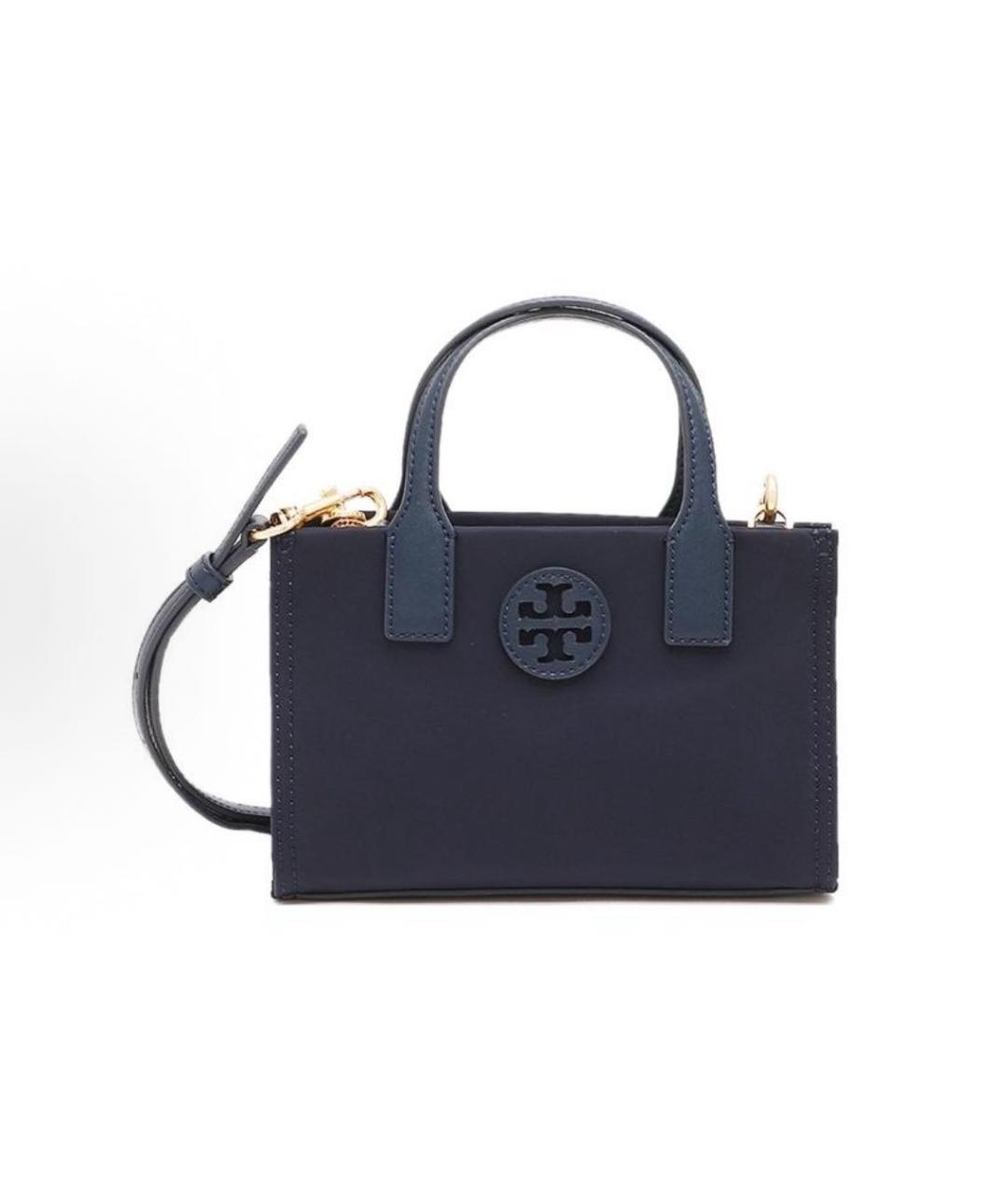 TORY BURCH Темно-синяя сумка тоут, фото 7
