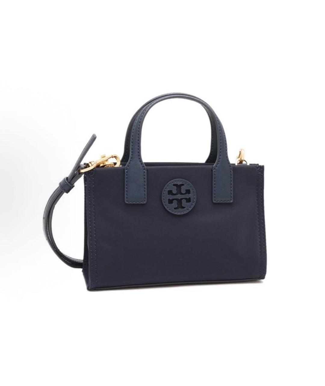 TORY BURCH Темно-синяя сумка тоут, фото 2