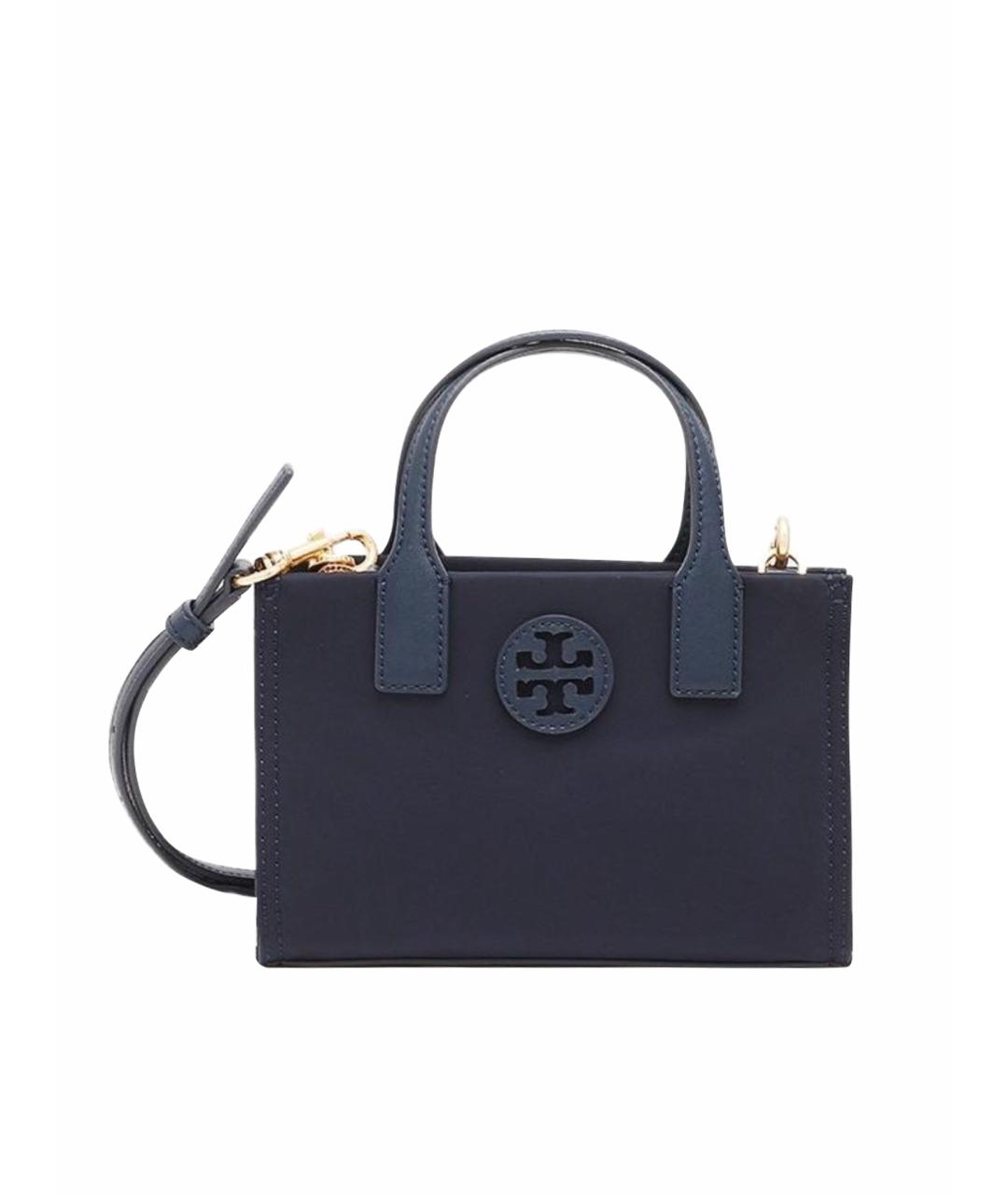 TORY BURCH Темно-синяя сумка тоут, фото 1