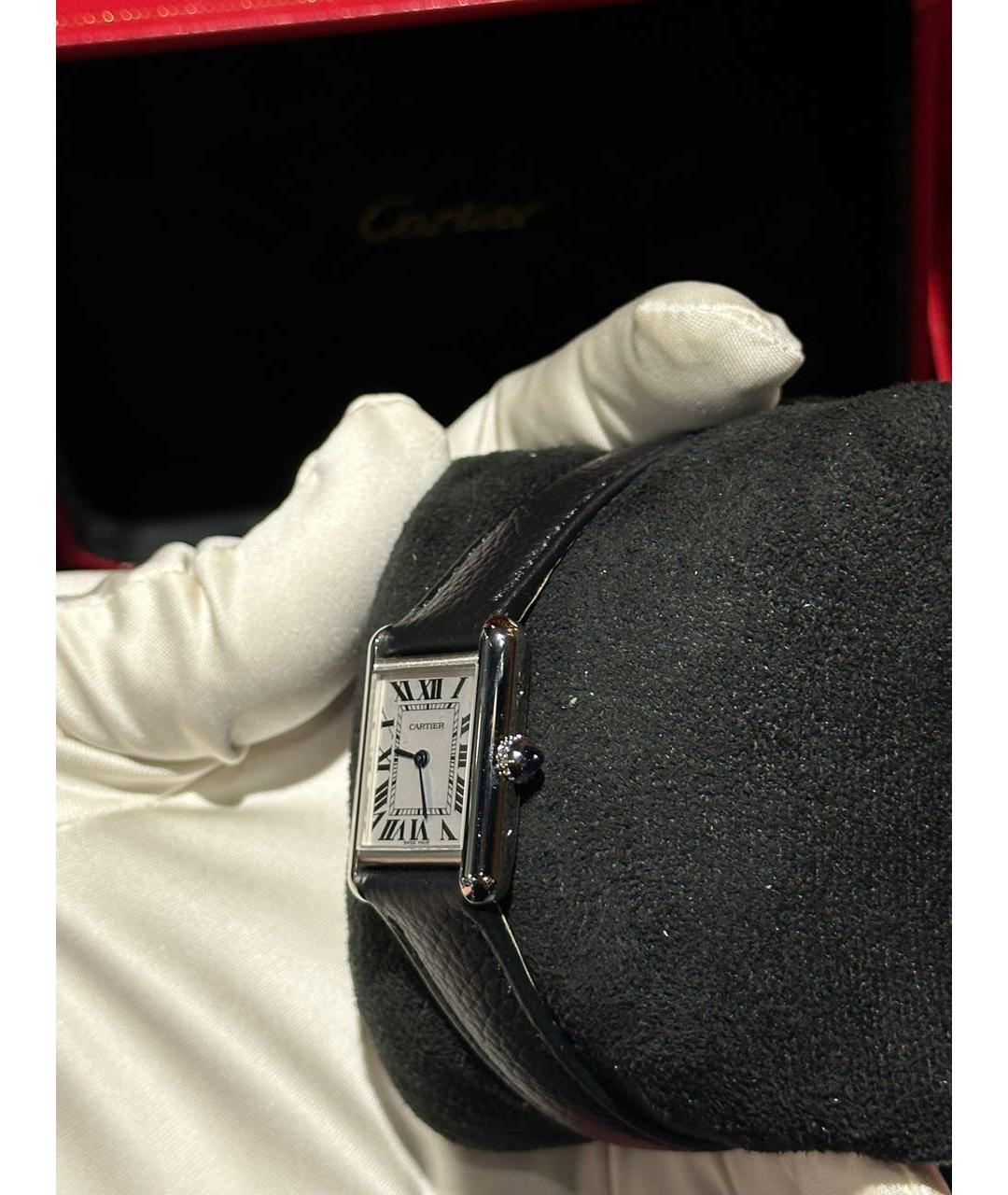 CARTIER Серебряные с серебряным покрытием часы, фото 6