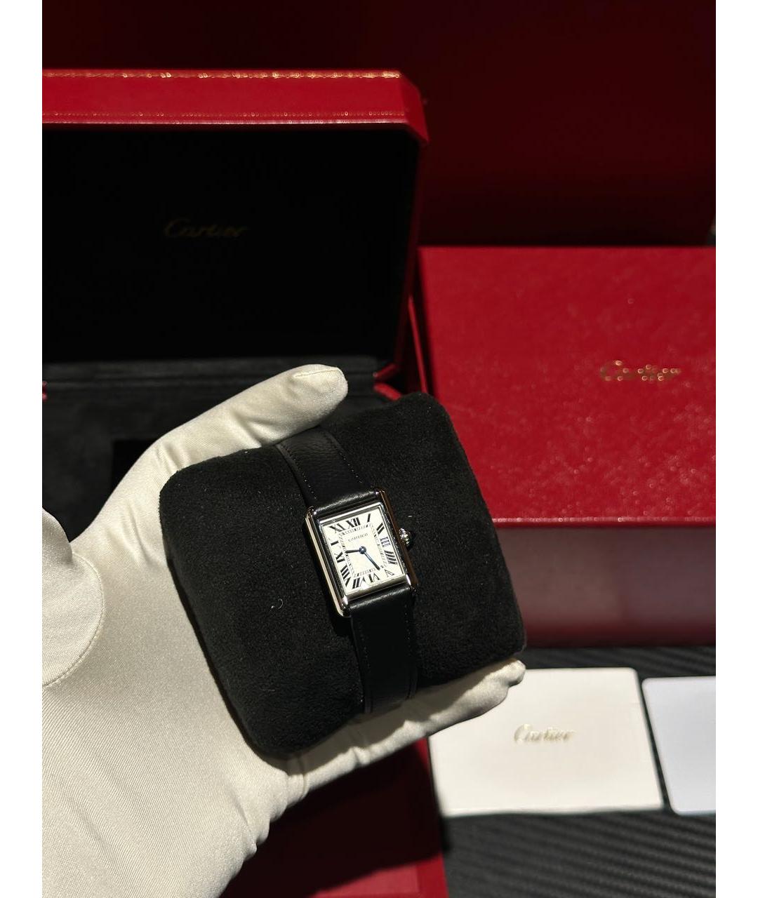 CARTIER Серебряные с серебряным покрытием часы, фото 3