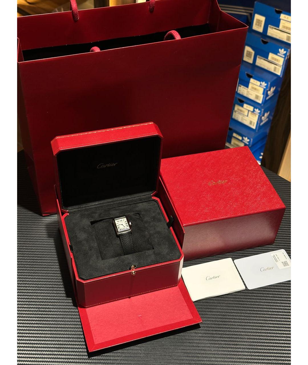 CARTIER Серебряные с серебряным покрытием часы, фото 2