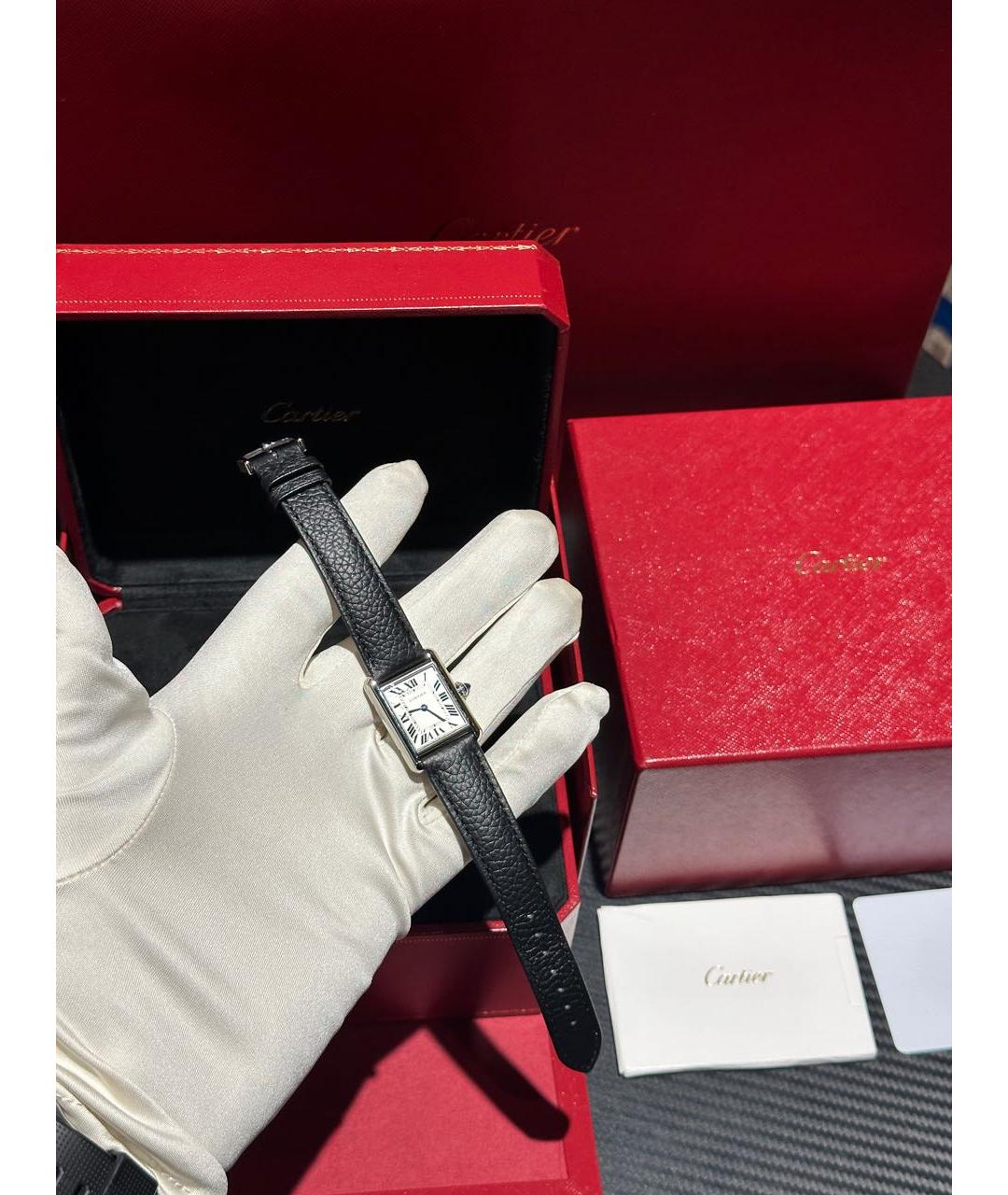 CARTIER Серебряные с серебряным покрытием часы, фото 4