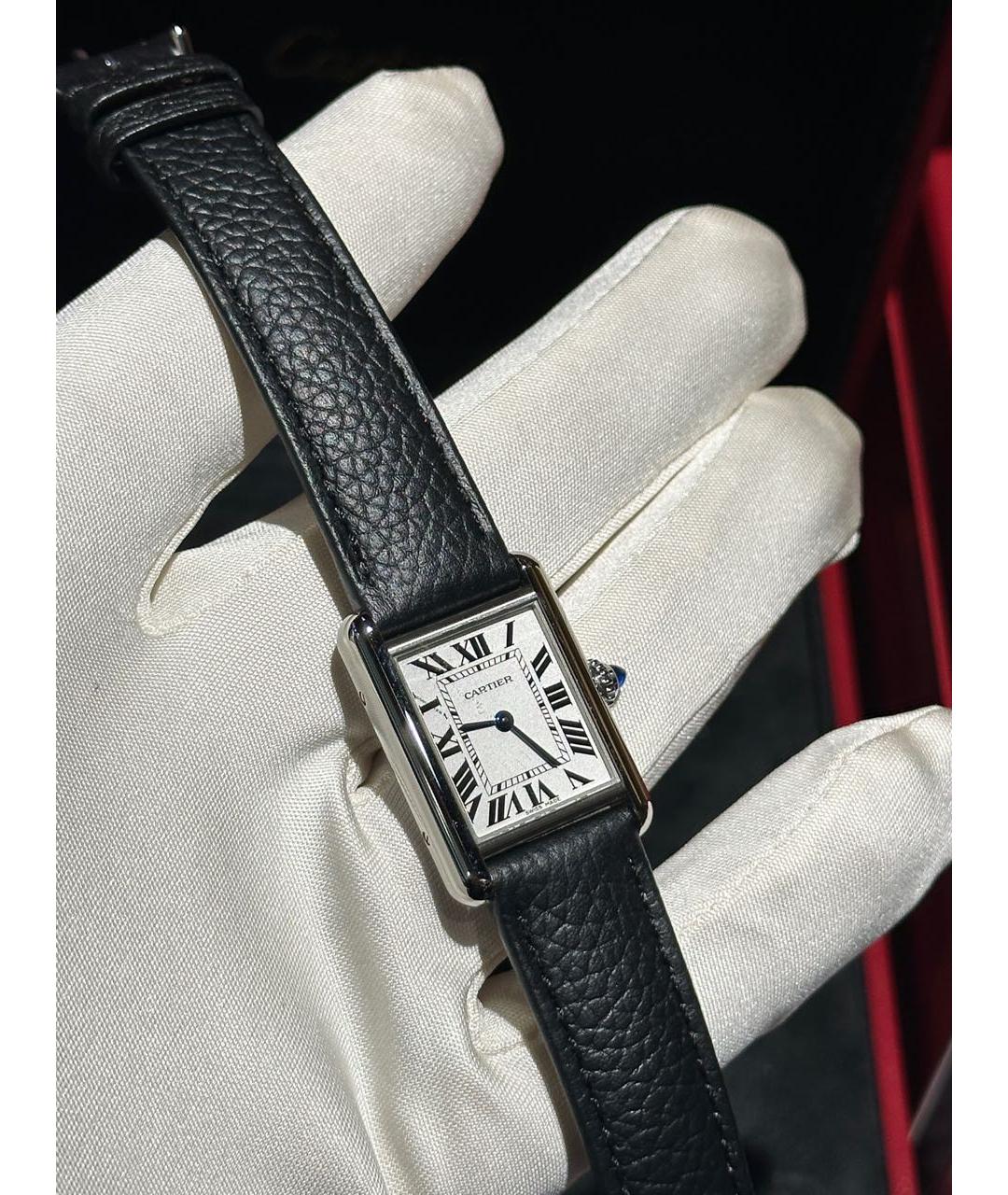CARTIER Серебряные с серебряным покрытием часы, фото 5