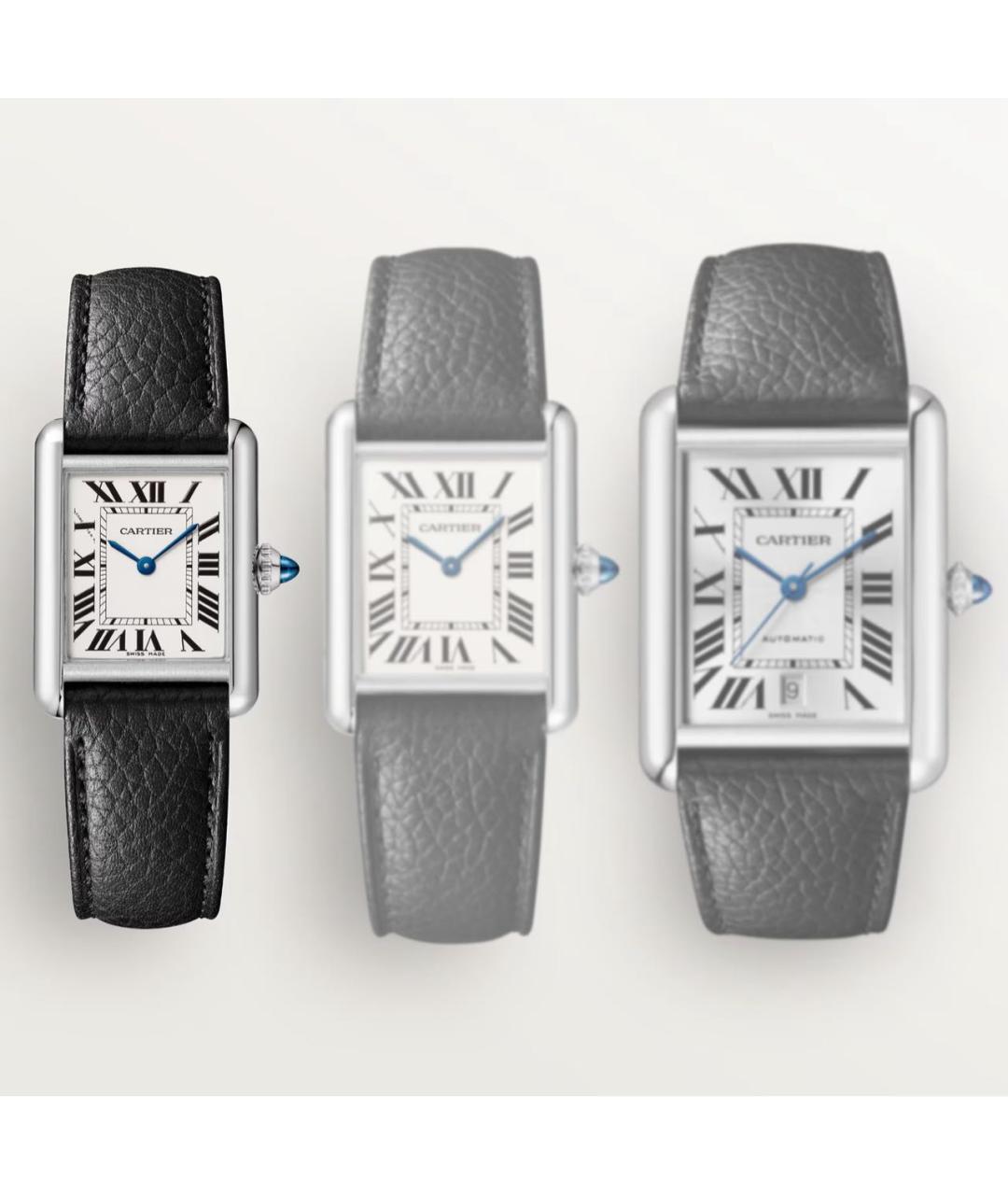 CARTIER Серебряные с серебряным покрытием часы, фото 8