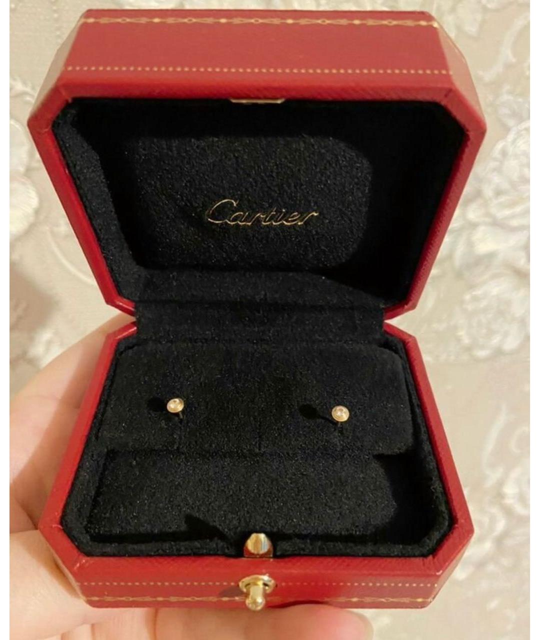 CARTIER Желтые серьги из желтого золота, фото 6