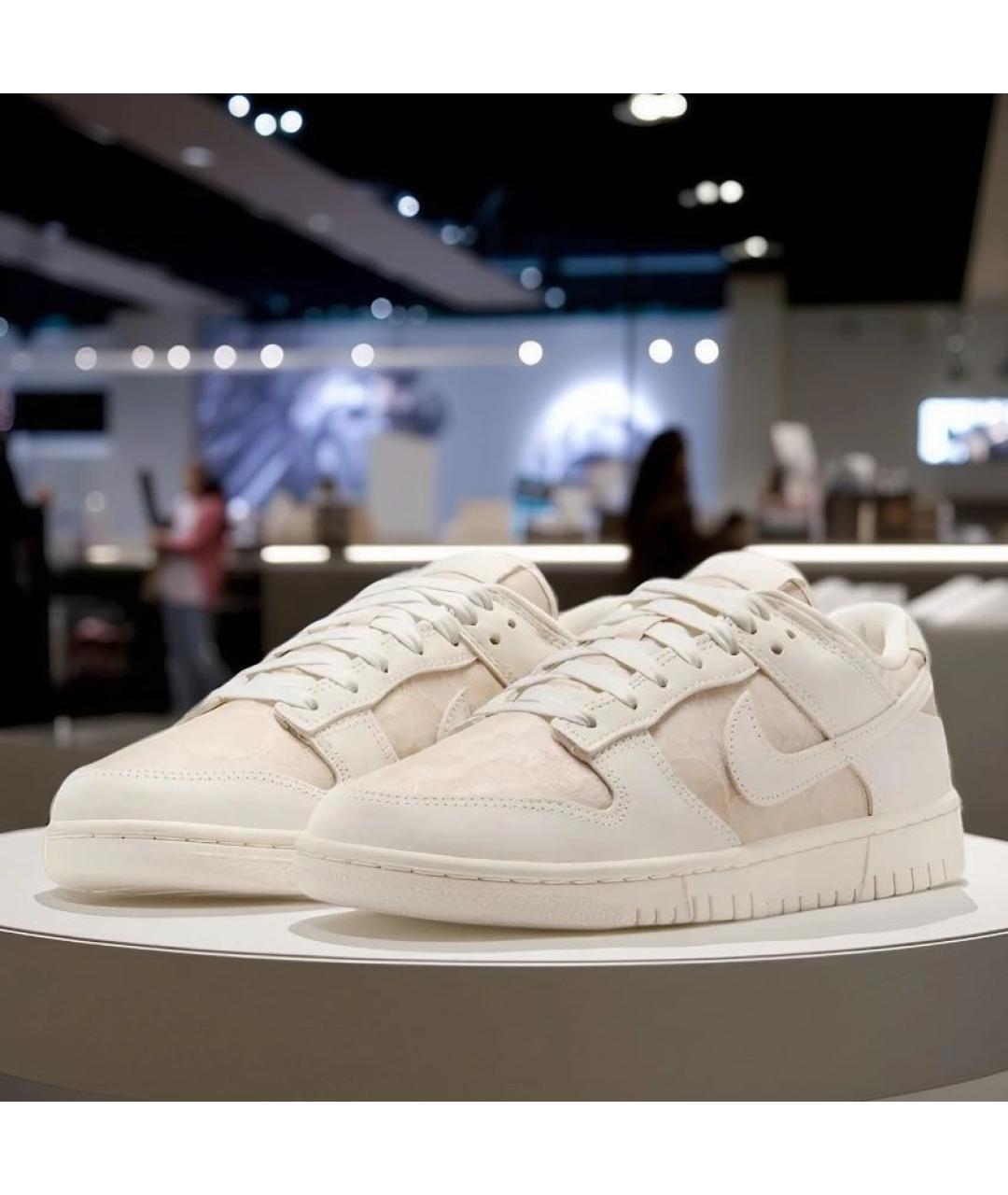 NIKE Бежевые кеды, фото 5