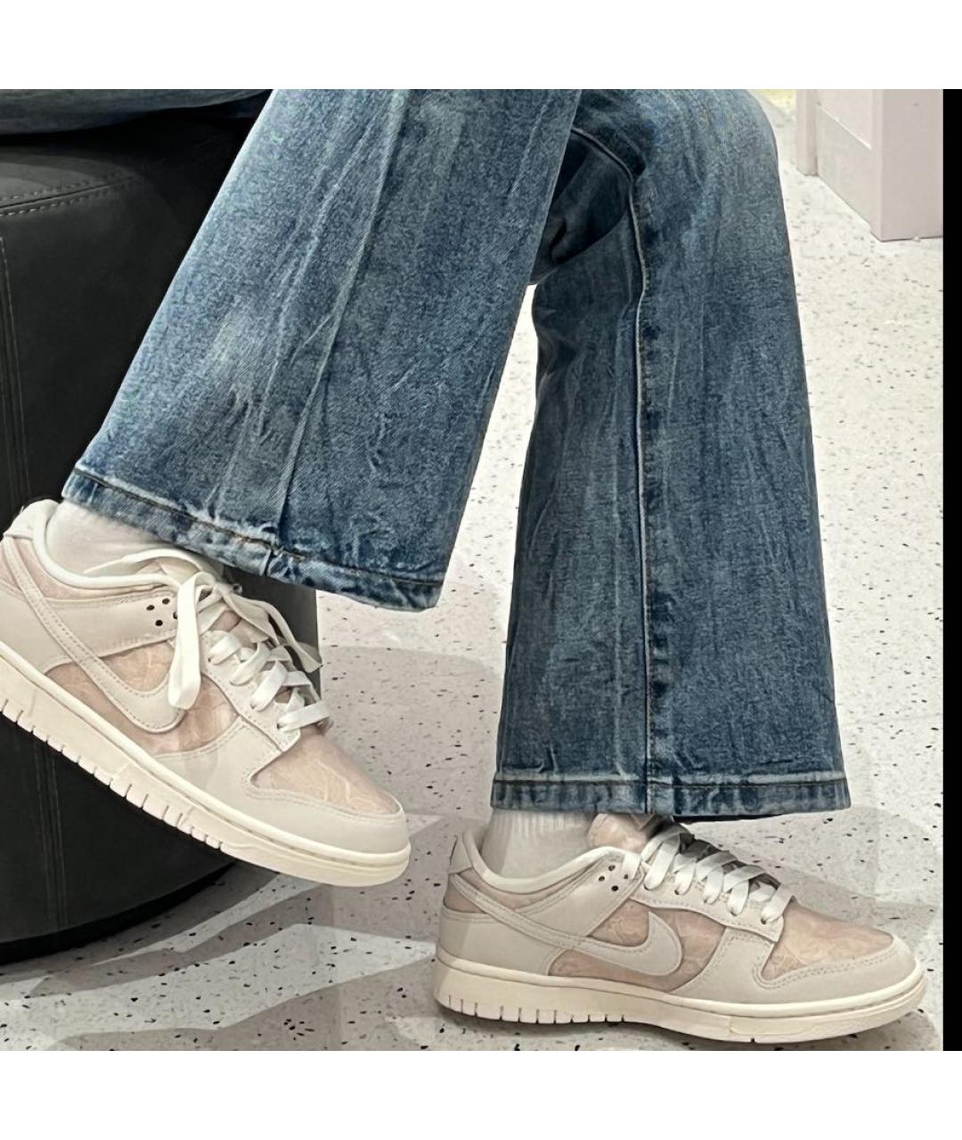 NIKE Бежевые кеды, фото 8