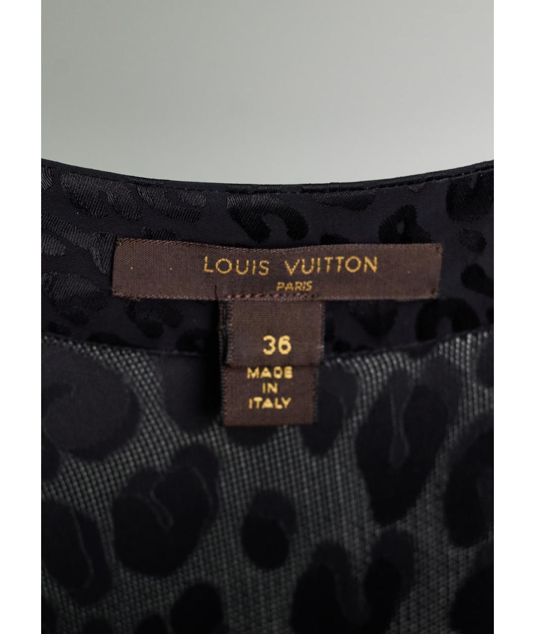 LOUIS VUITTON Синее шелковое повседневное платье, фото 5
