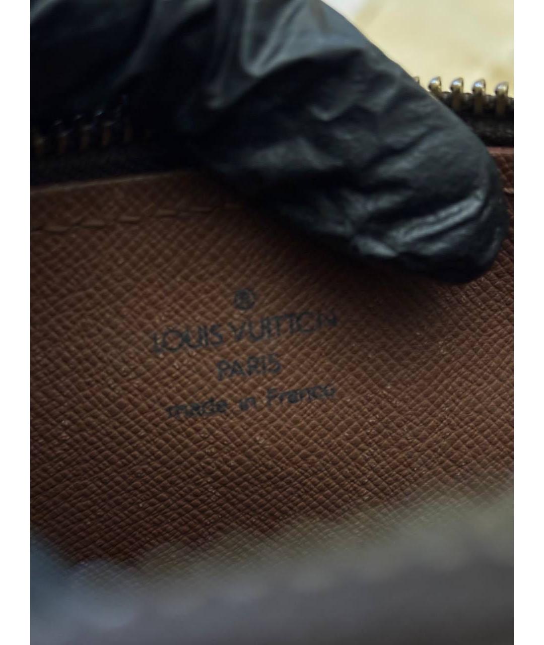 LOUIS VUITTON Коричневая сумка с короткими ручками, фото 5