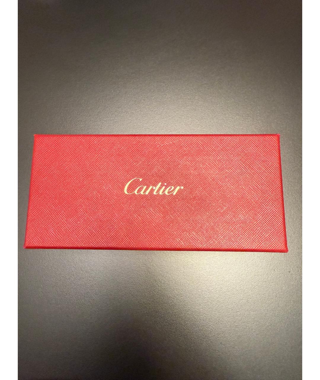 CARTIER Коричневые пластиковые солнцезащитные очки, фото 4