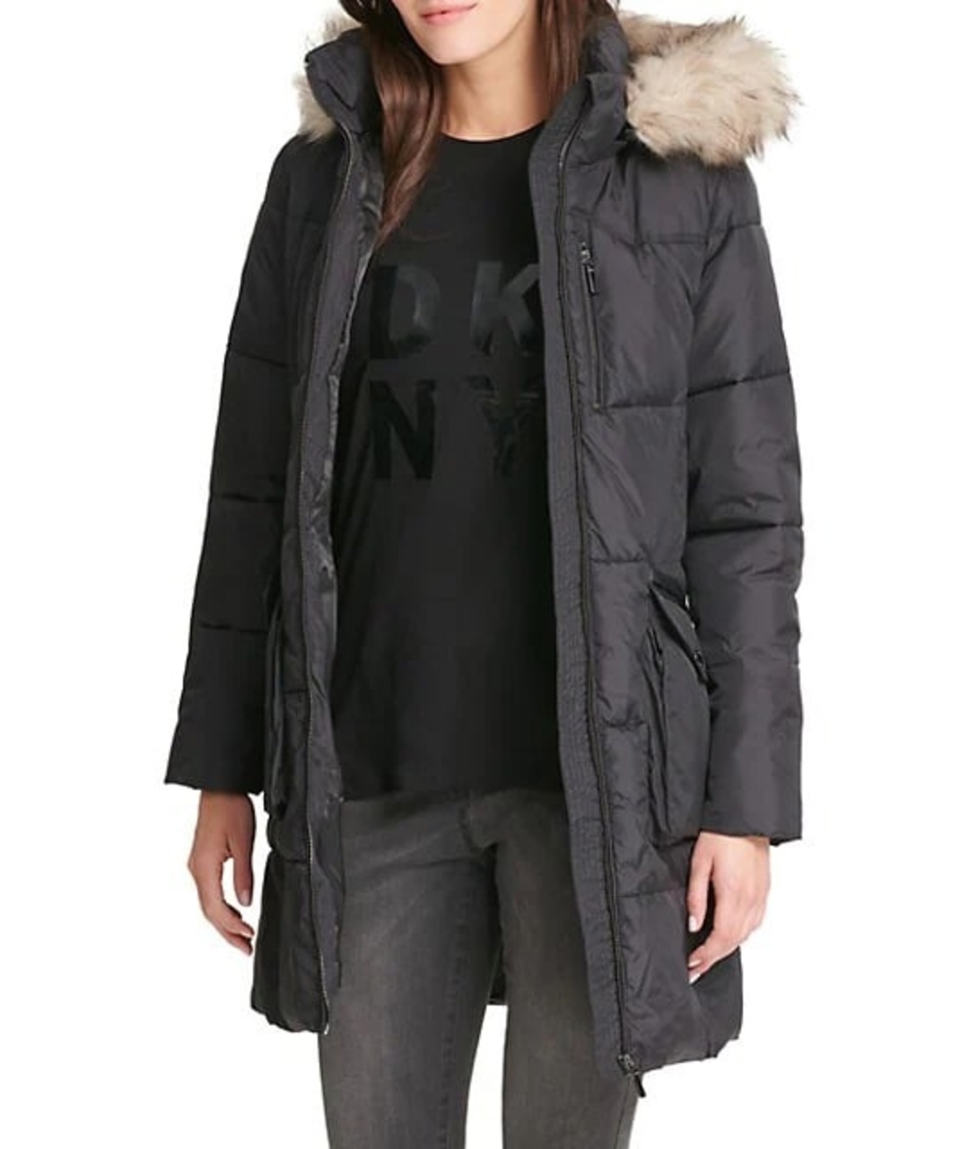 DKNY Черная куртка, фото 2