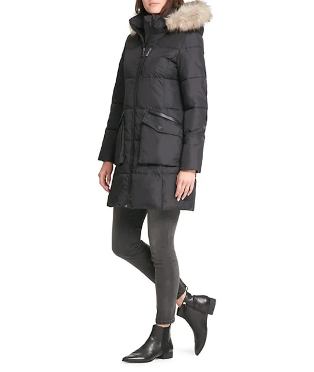 DKNY Черная куртка, фото 3