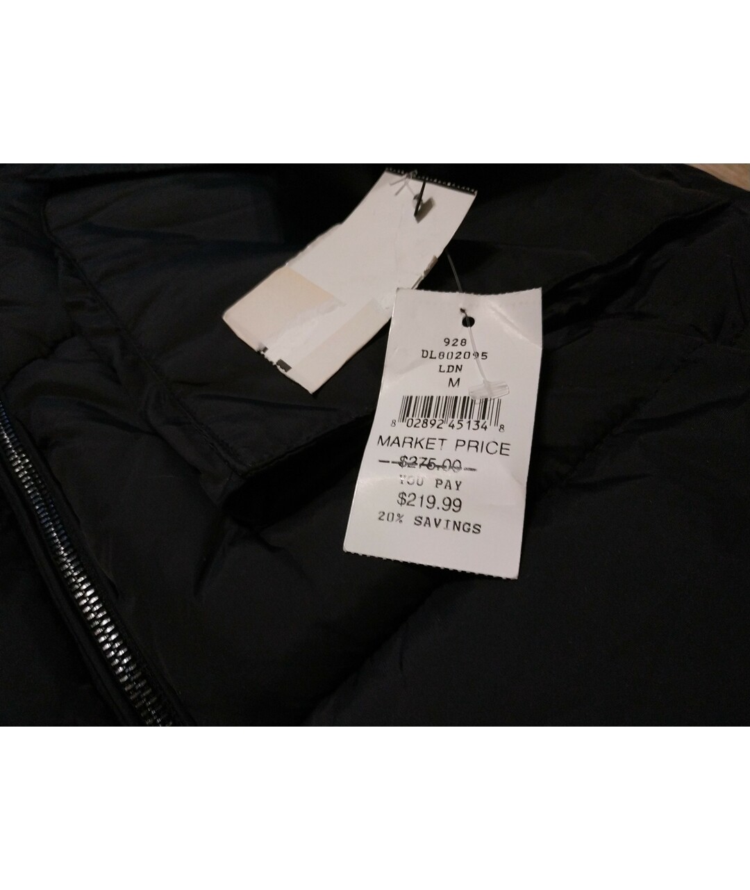 DKNY Черная куртка, фото 6