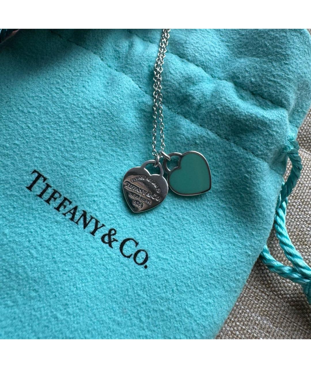TIFFANY&CO Серебряное серебряное колье, фото 8