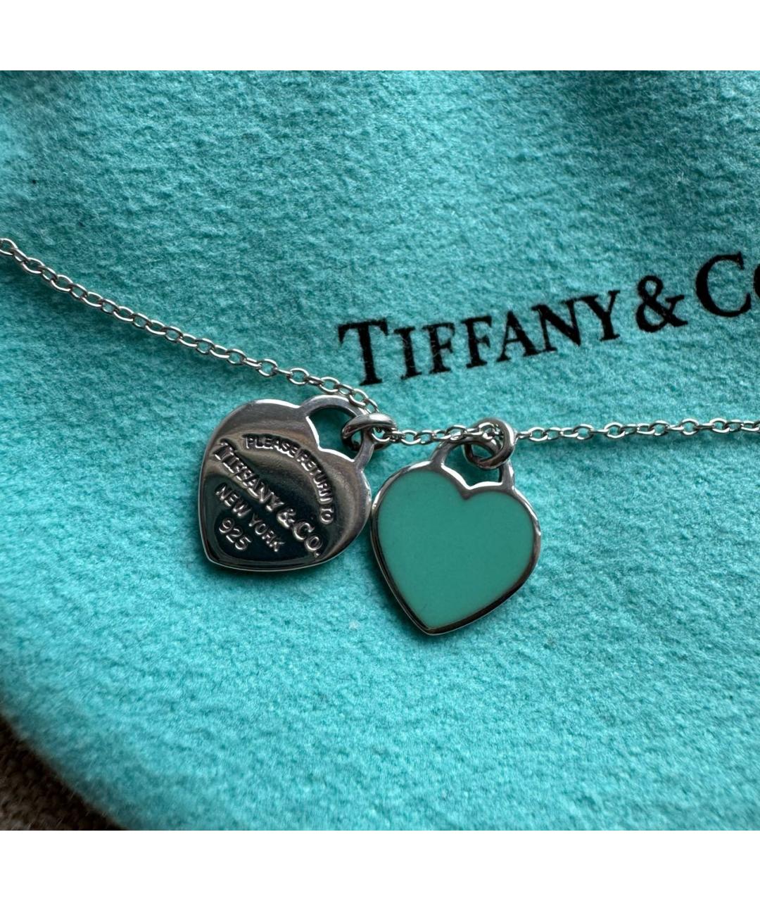 TIFFANY&CO Серебряное серебряное колье, фото 4