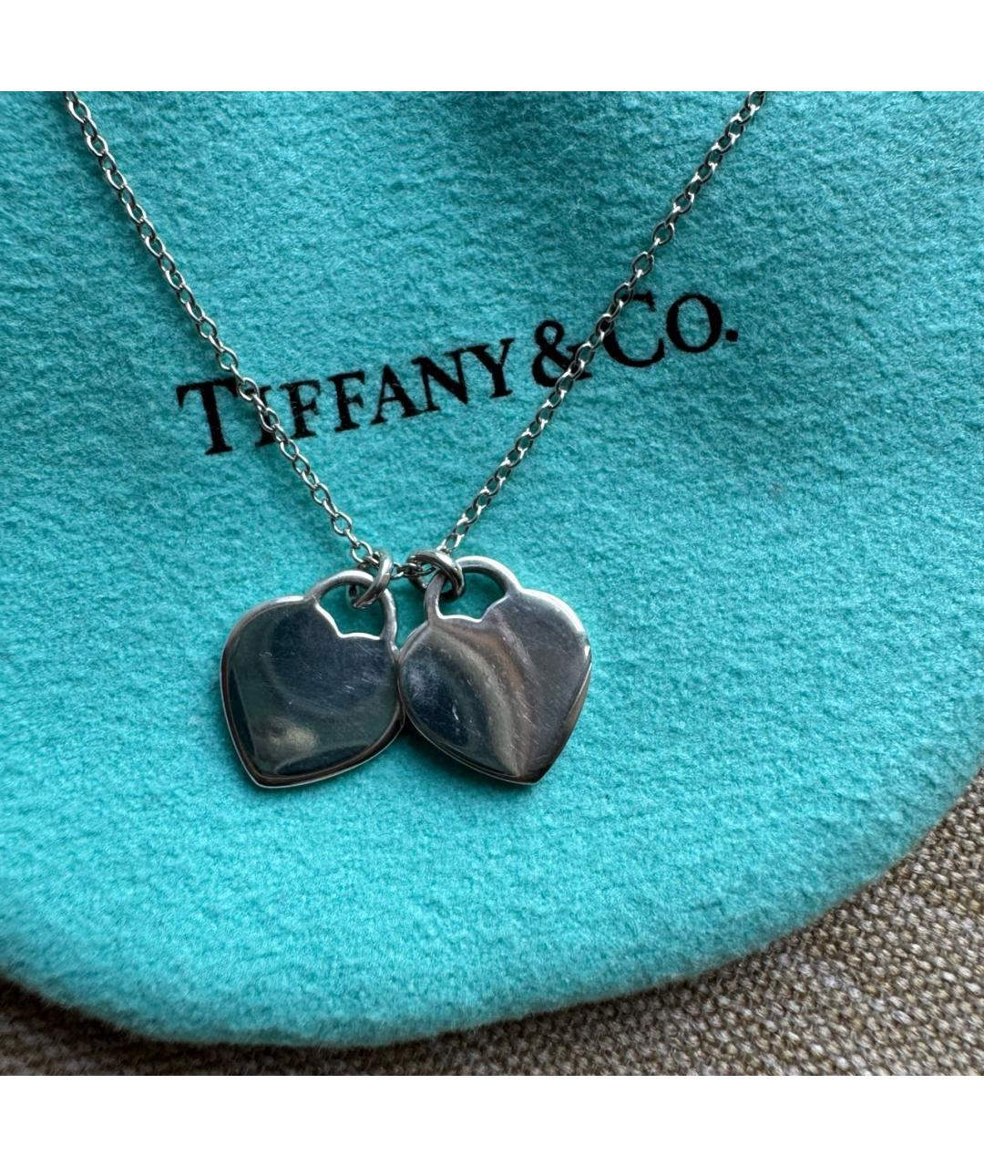 TIFFANY&CO Серебряное серебряное колье, фото 5