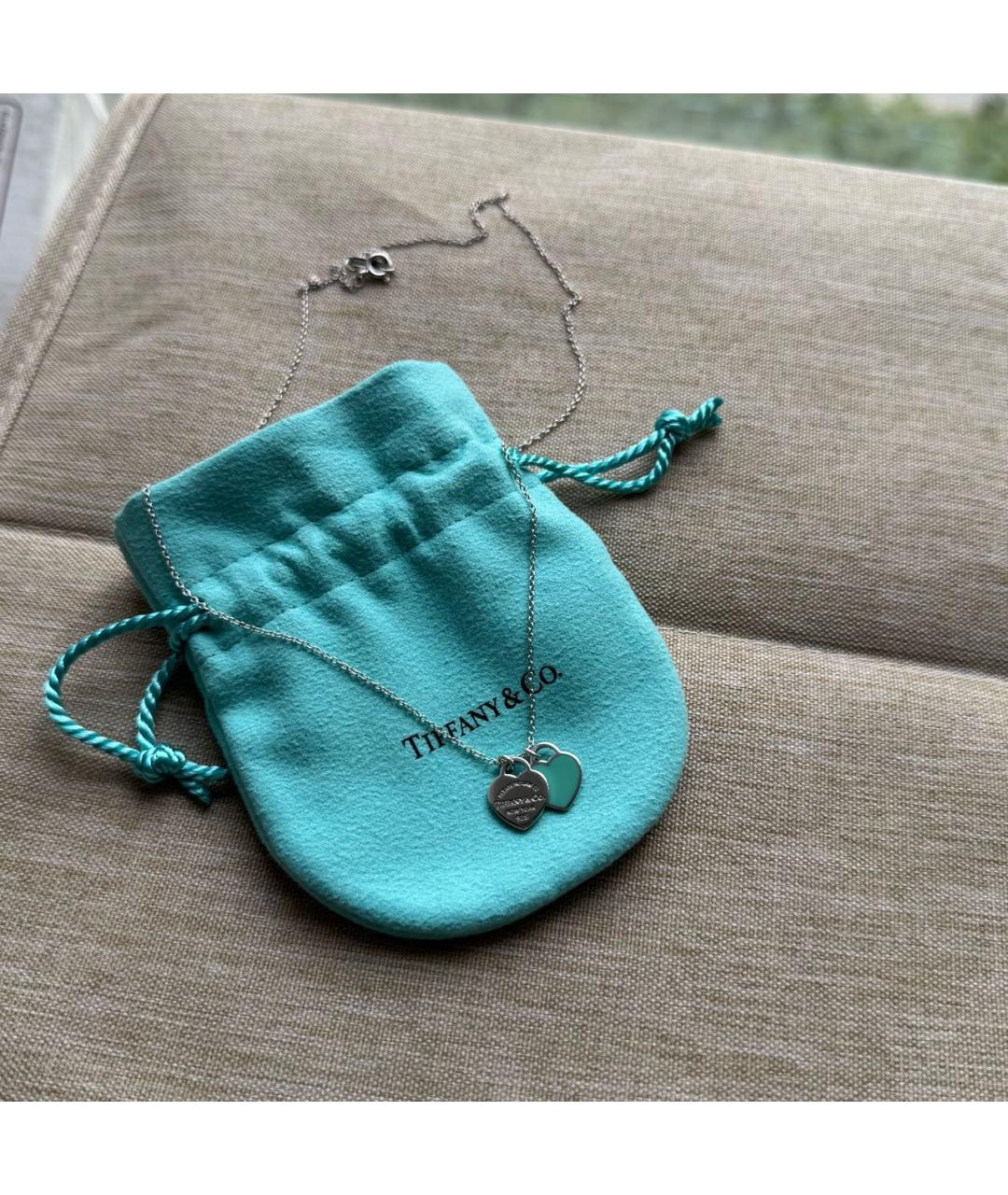 TIFFANY&CO Серебряное серебряное колье, фото 3