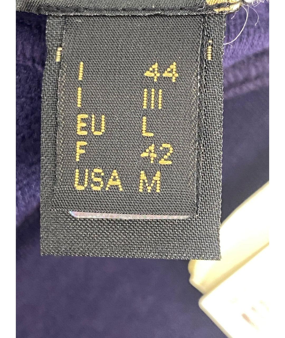 JUST CAVALLI Фиолетовая хлопковая майка, фото 7