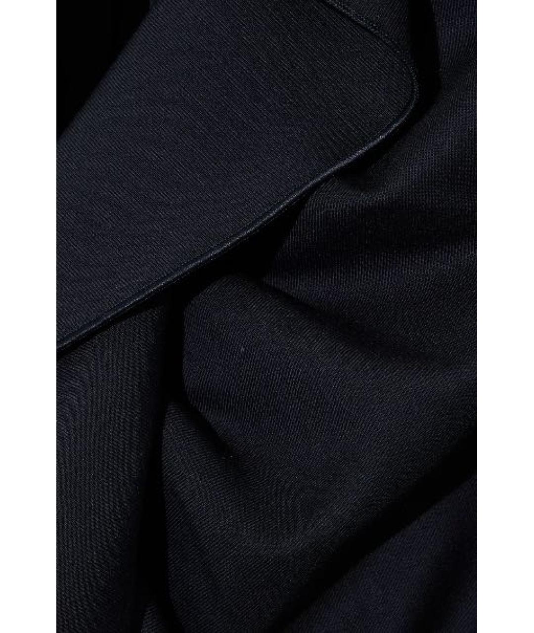 MAX MARA Темно-синее шерстяное повседневное платье, фото 5