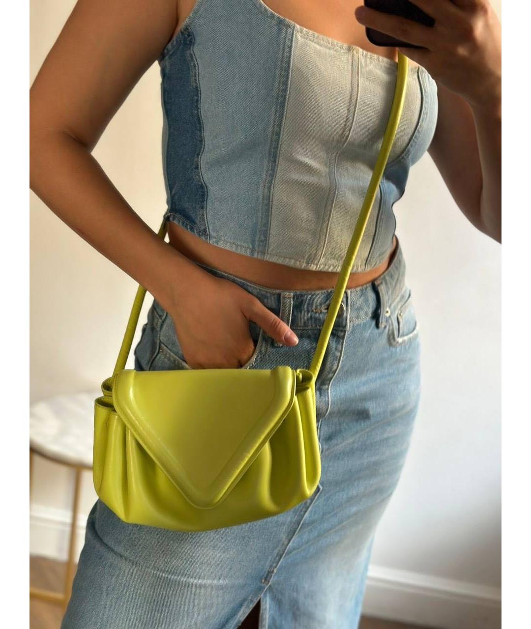 BOTTEGA VENETA Кожаная сумка с короткими ручками, фото 4