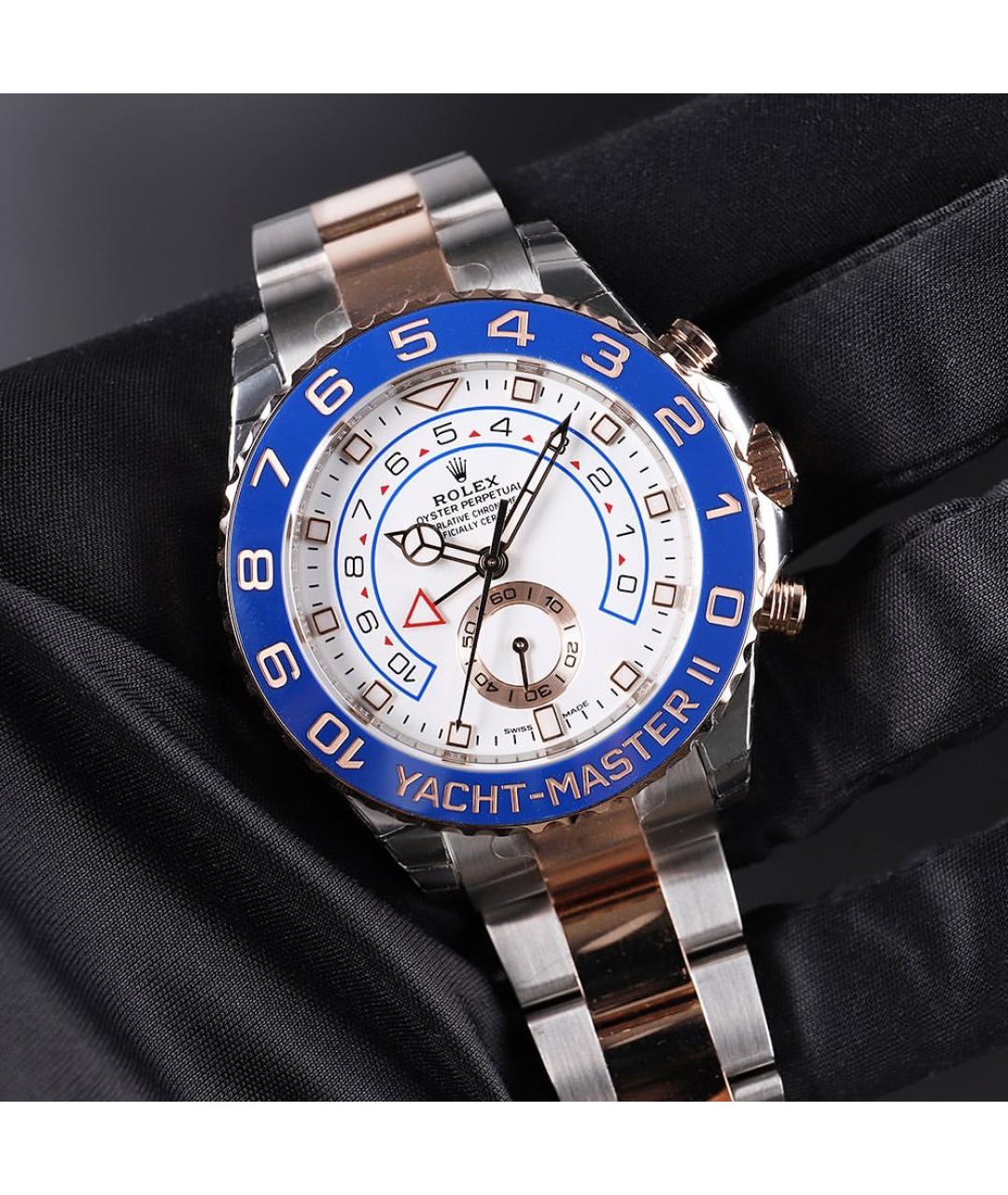 ROLEX Белые часы из розового золота, фото 2