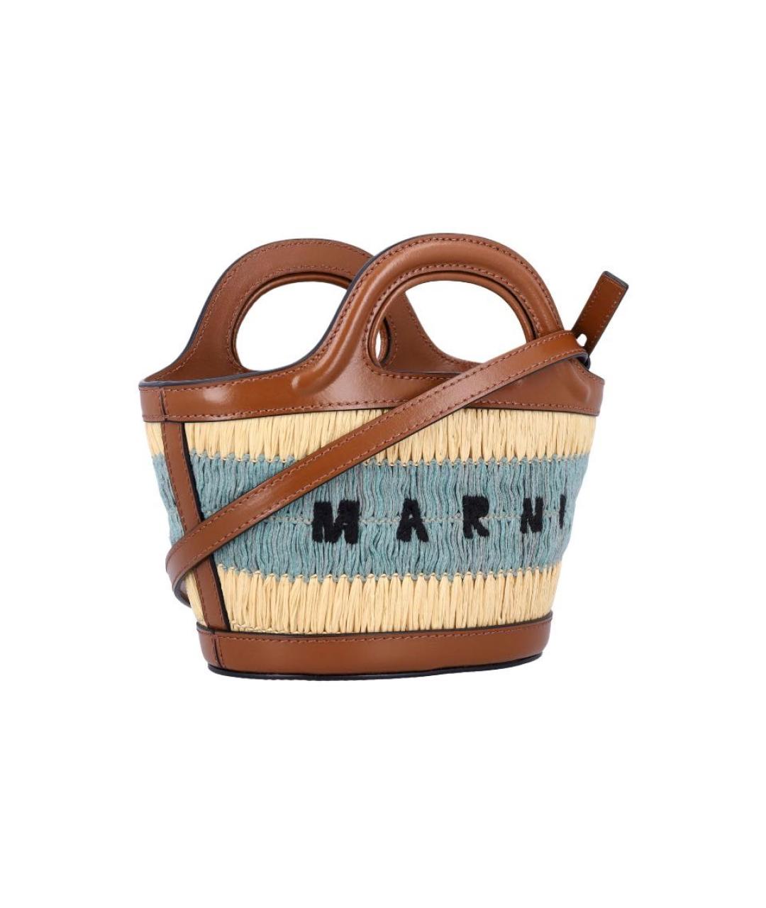 MARNI Мульти кожаная сумка с короткими ручками, фото 3
