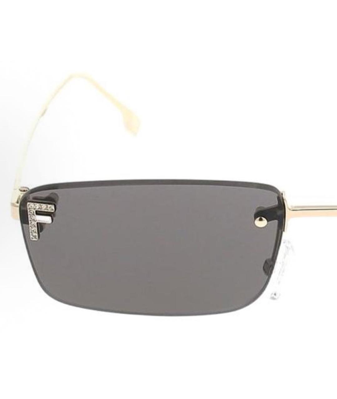 FENDI Серые солнцезащитные очки, фото 2