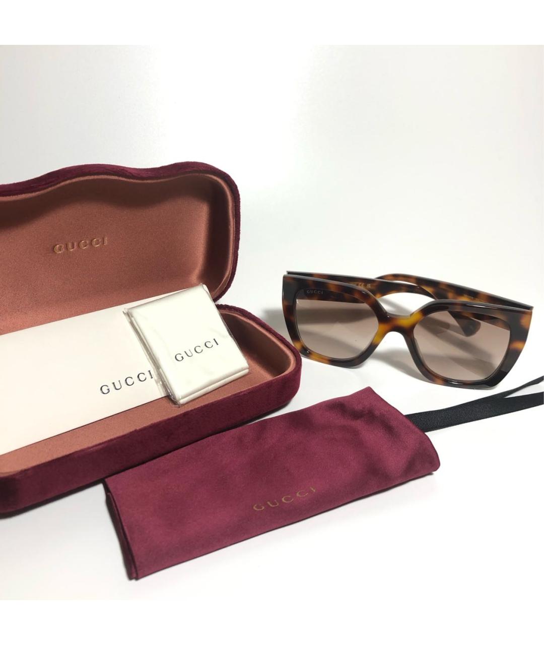 GUCCI Пластиковые солнцезащитные очки, фото 5