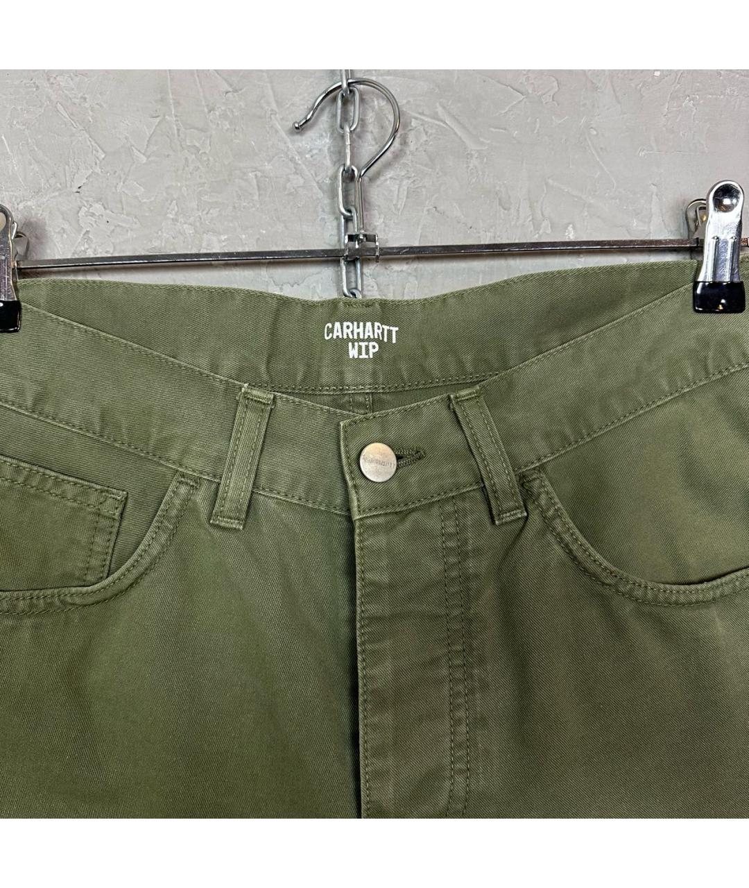 CARHARTT WIP Хаки хлопковые шорты, фото 3