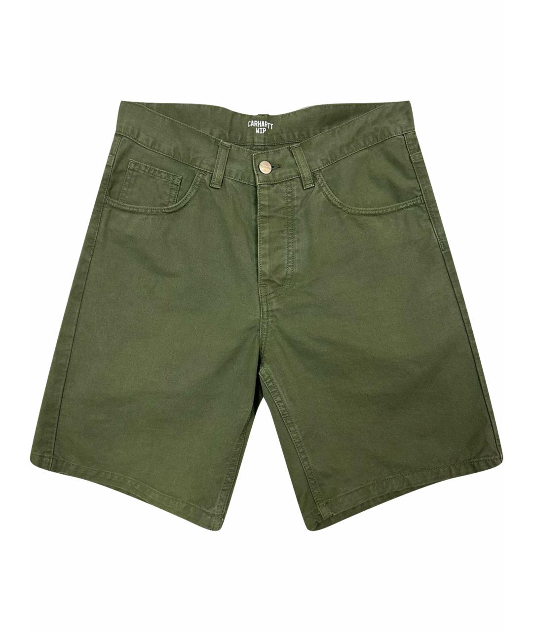 CARHARTT WIP Хаки хлопковые шорты, фото 1