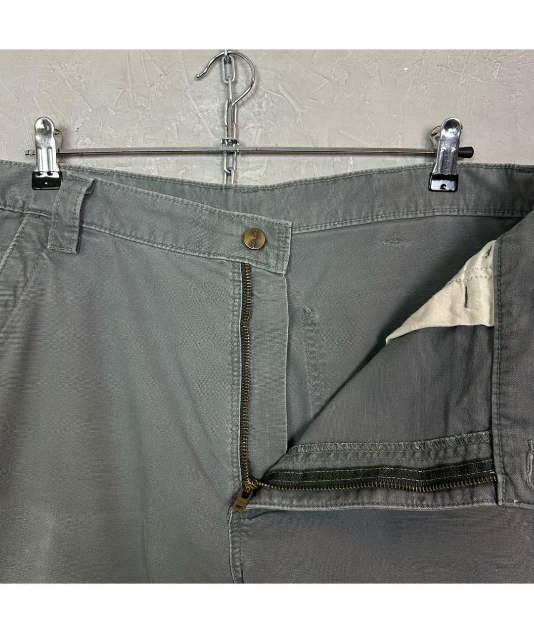 CARHARTT Серые хлопковые повседневные брюки, фото 6