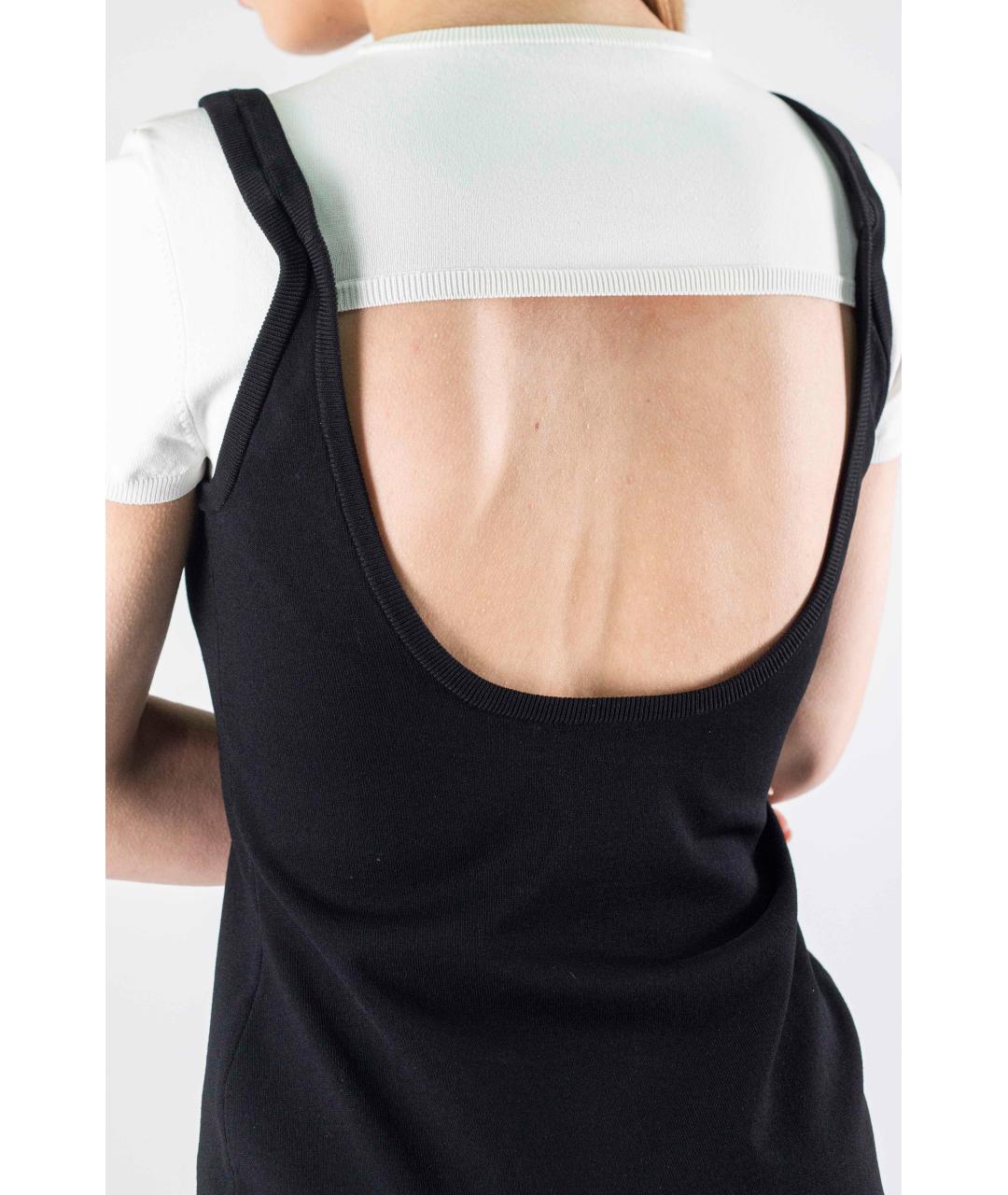 ALEXANDER WANG Черное полиэстеровое повседневное платье, фото 8