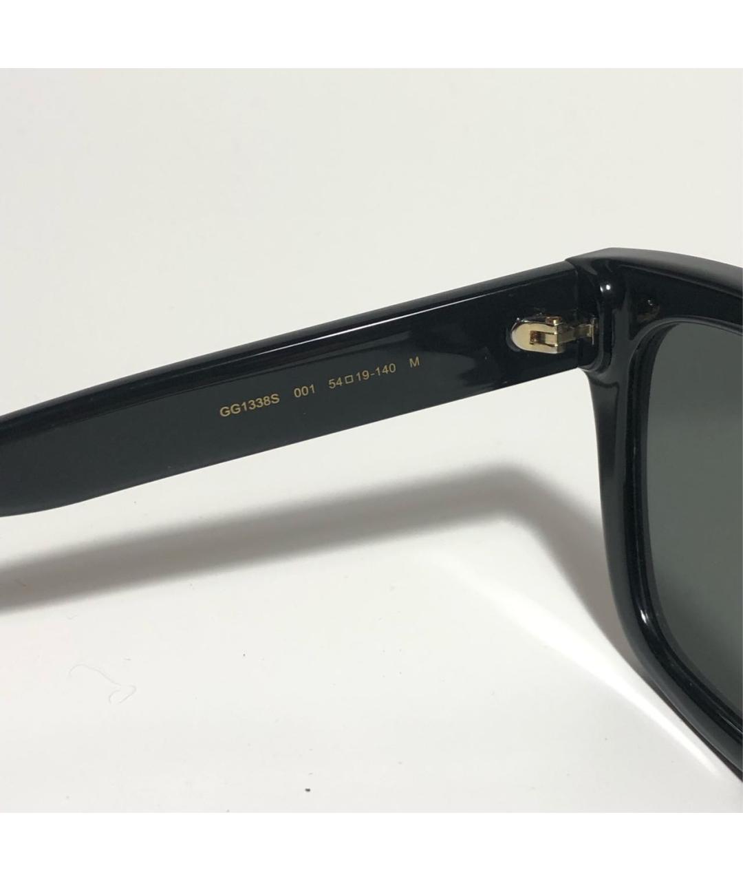 GUCCI Черные пластиковые солнцезащитные очки, фото 4