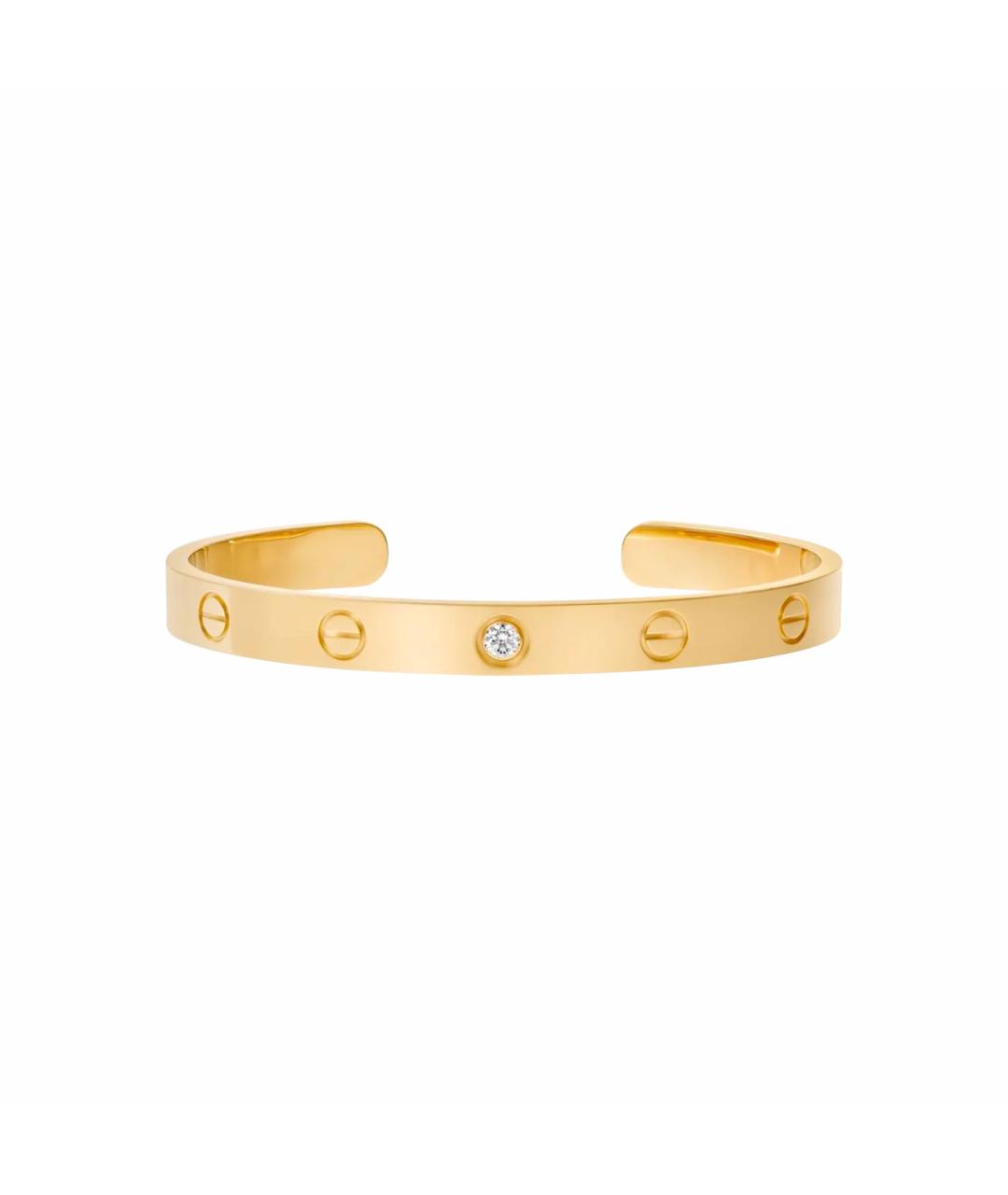 CARTIER Золотой браслет из желтого золота, фото 1