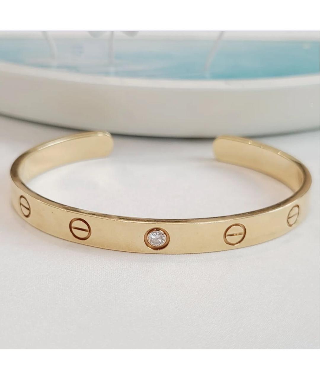 CARTIER Золотой браслет из желтого золота, фото 2